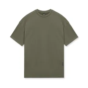 0715. Core Mesh Oversized Tee - Olive