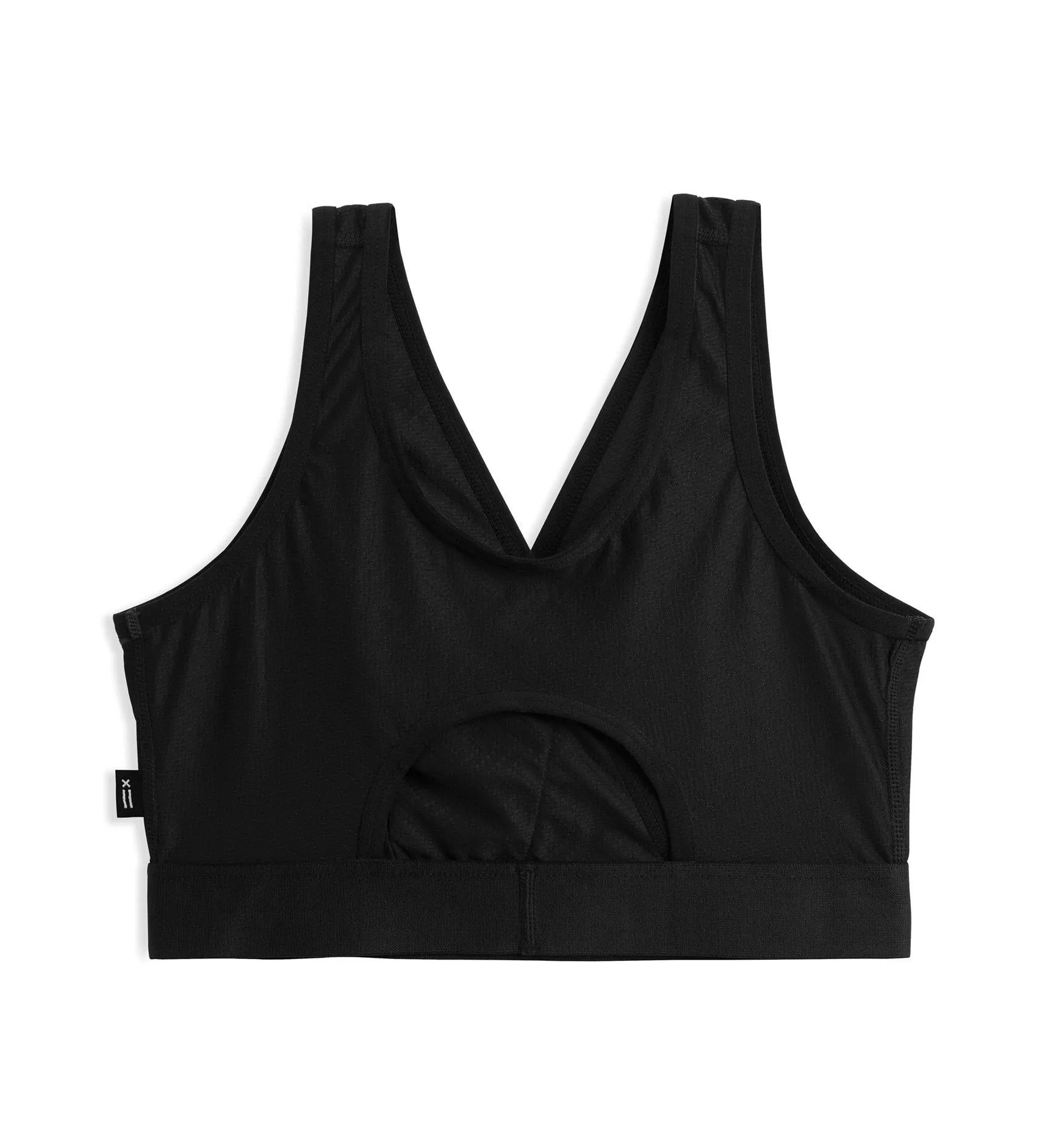 Adaptable Crossover Cutout Bra - Traveler Black