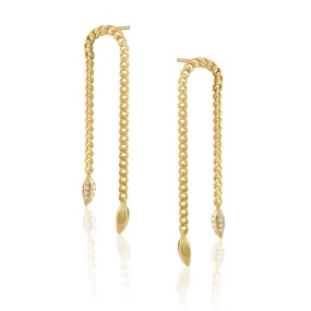 Charlotte Chain Drop Earring