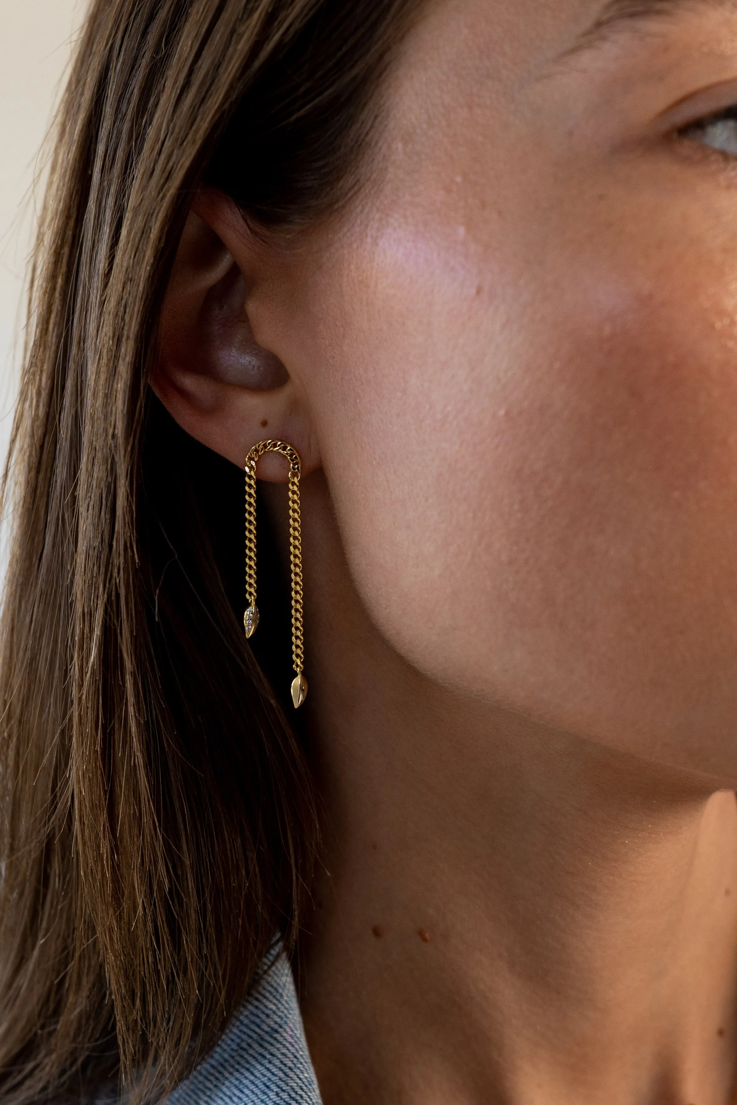 Charlotte Chain Drop Earring