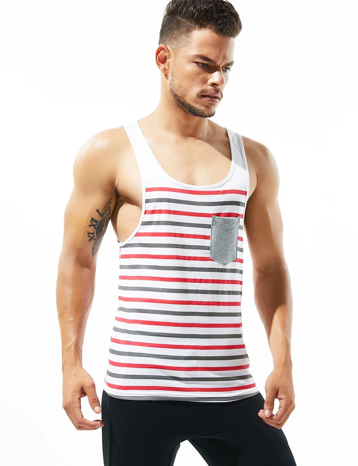 Cotton Stripe Tank Top 30702