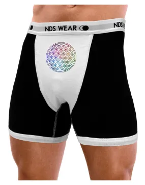 Flower of Life Circle Mens Boxer Brief Underwear