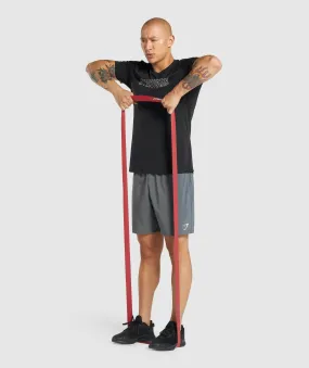 Gymshark 23kg to 54kg Resistance Band - Red