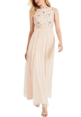 Ivory Rosario Beaded Maxi Dress