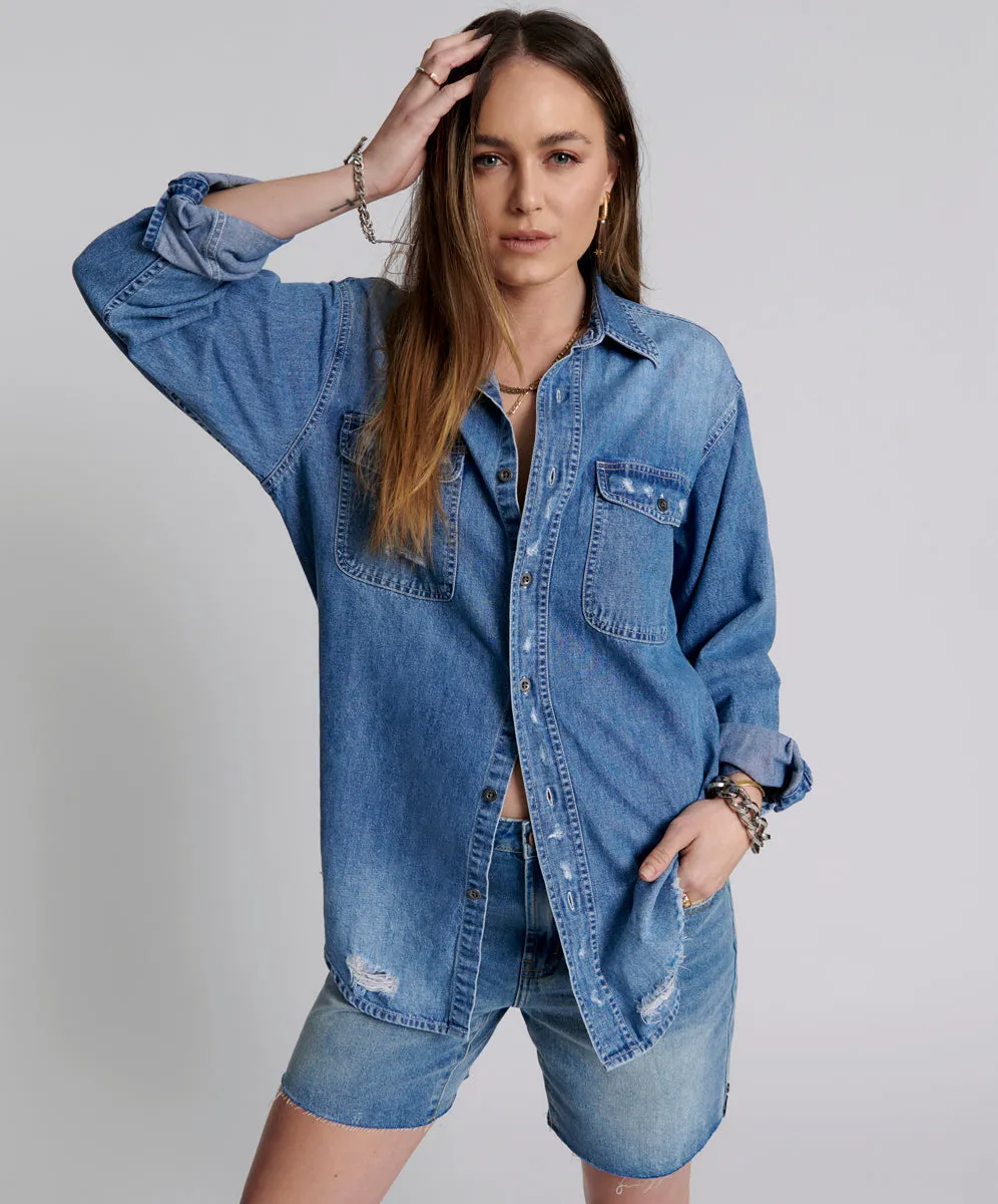 Western Denim Shirt - Pacifica